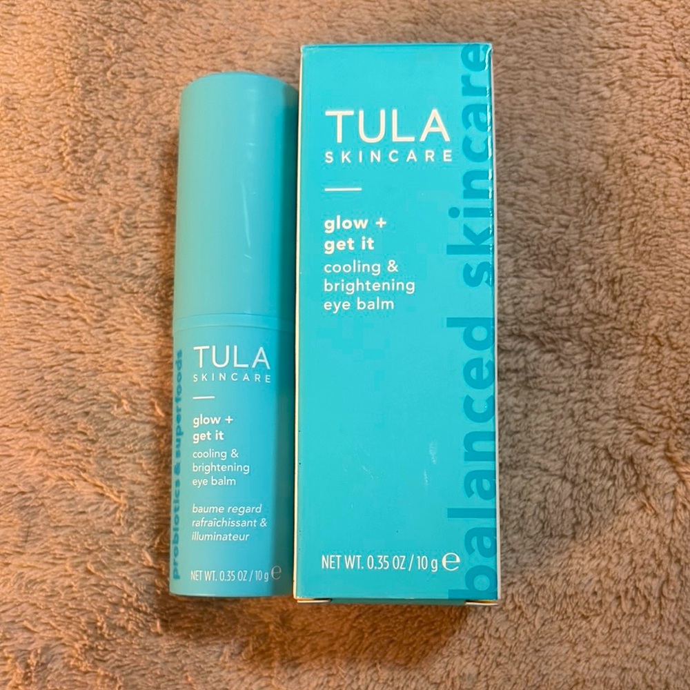 NIB! Tula Glow + Get It Cooling & Brightening Eye Balm!